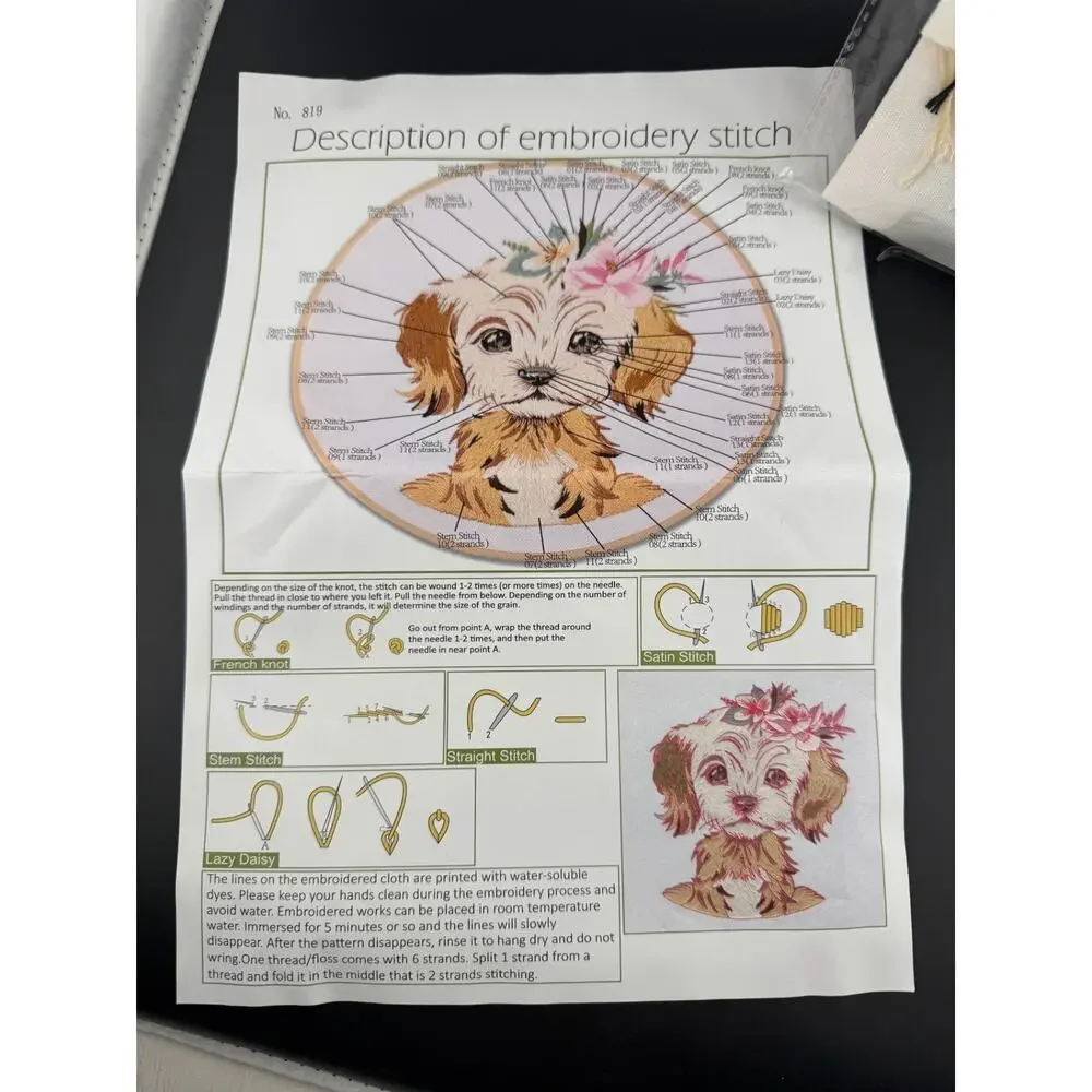 New Dog Embroidery Kit - Cocker Spaniel - No. 819